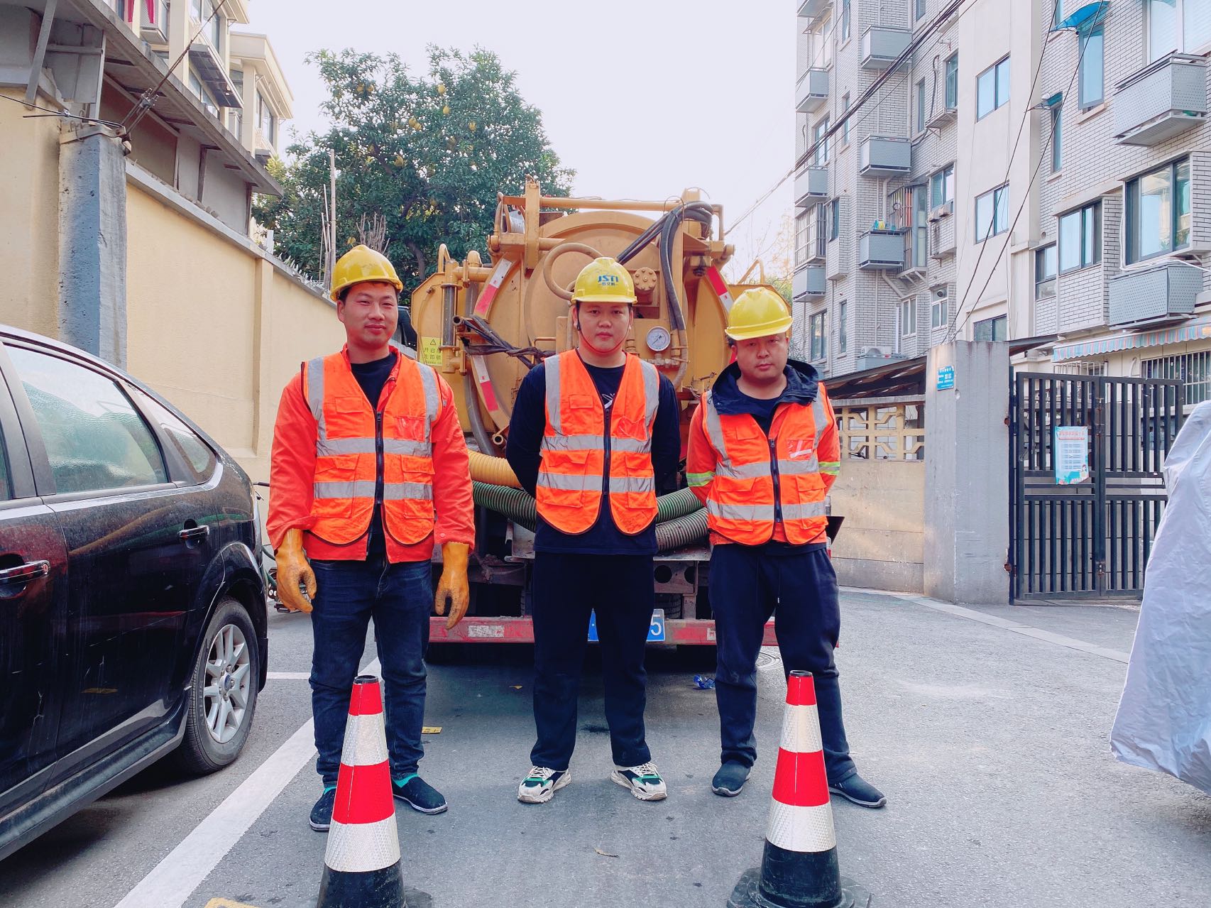 余杭南京某小区管道清淤检测施工